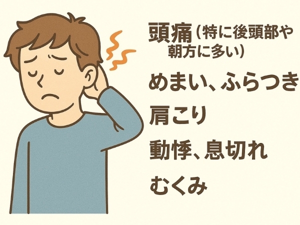高血圧の症状600,450